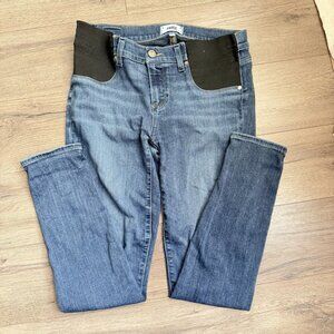 Paige Women's Verdugo Ankle Maternity Jeans Blue Stretch Skinny Size 28